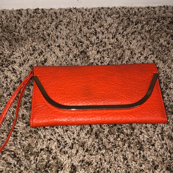 Orange Wallet/Wristlet - Picture 2 of 6